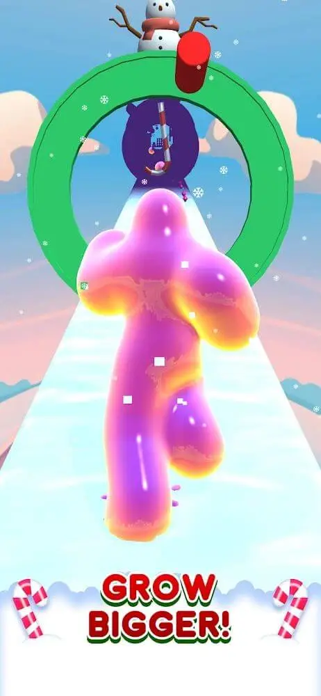 Screenshot of the Blob Runner 3D app