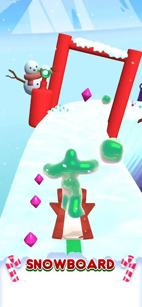 Screenshot of the Blob Runner 3D app