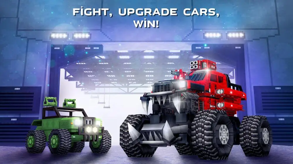 Screenshot of the Blocky Cars Online game
