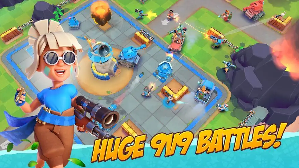 Screenshot of the Boom Beach: Frontlines game