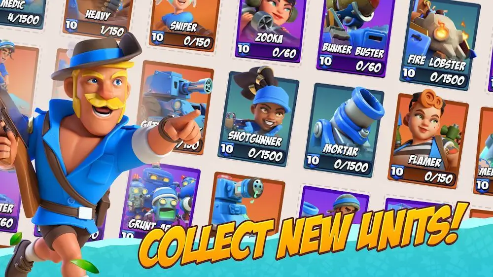 Screenshot of the Boom Beach: Frontlines game