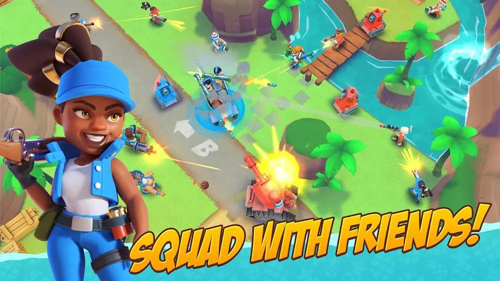 Screenshot of the Boom Beach: Frontlines game
