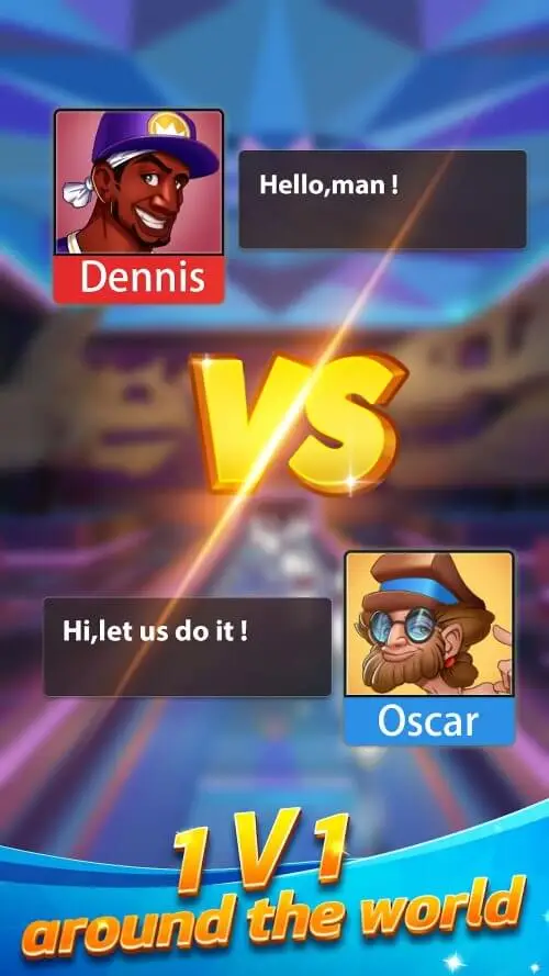 Screenshot of the Bowling Club app
