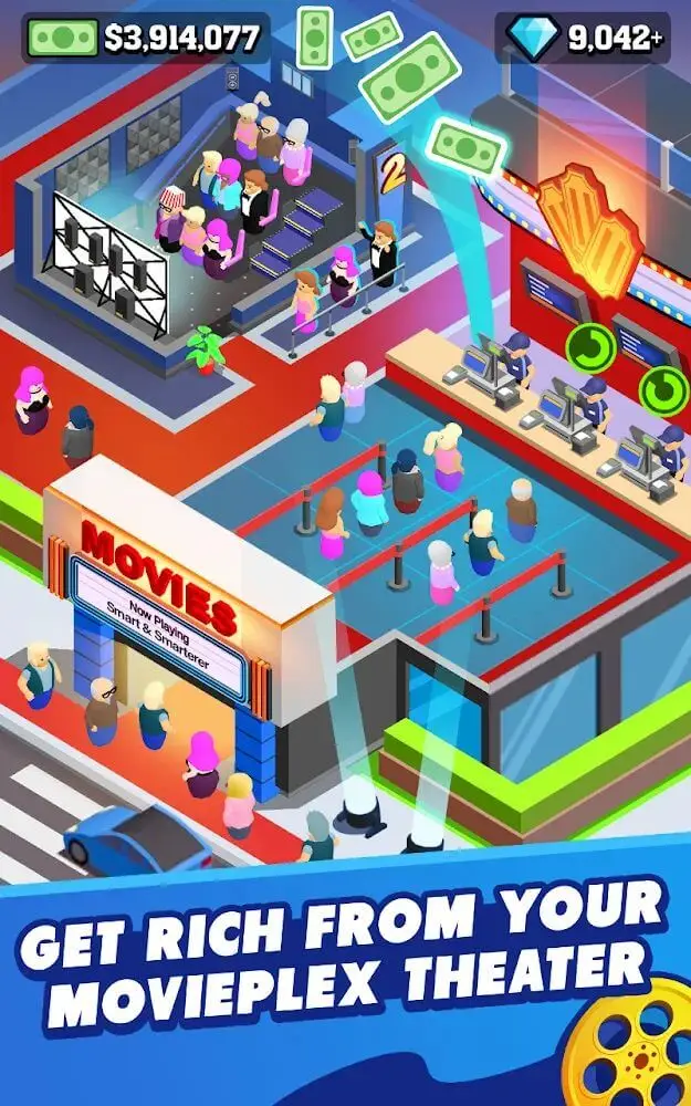 Screenshot of the Box Office Tycoon app