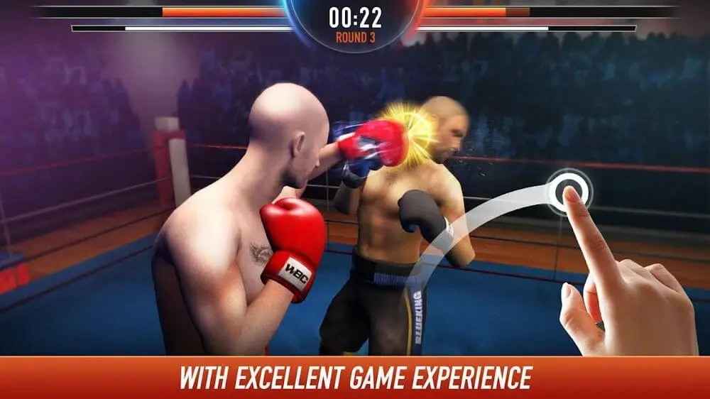 Screenshot of the Boxing King game