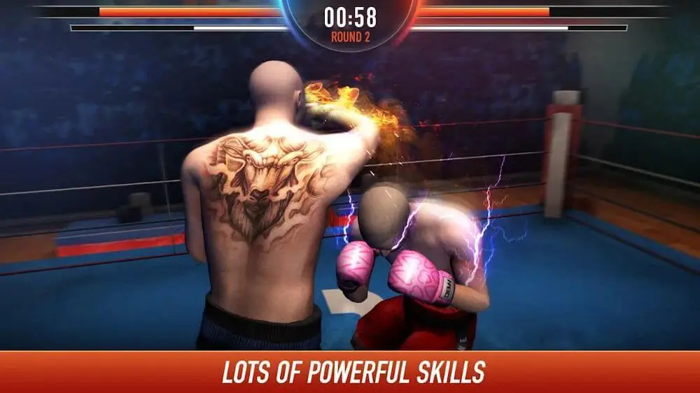 Screenshot of the Boxing King game