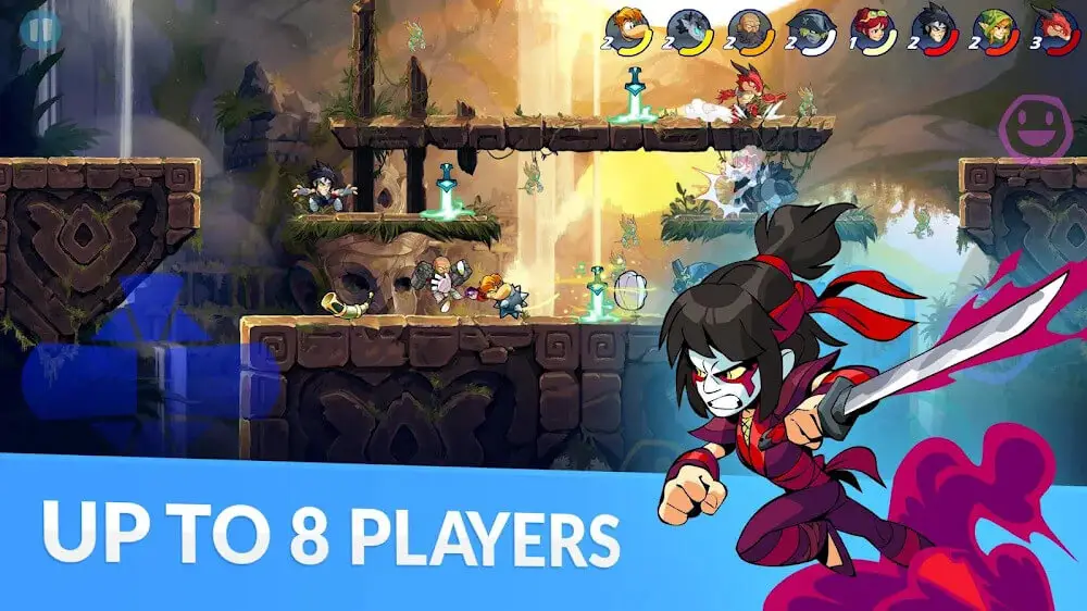 Screenshot of the Brawlhalla game