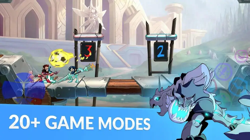 Screenshot of the Brawlhalla game