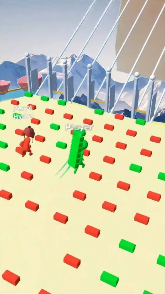 Screenshot of the Bridge Race app