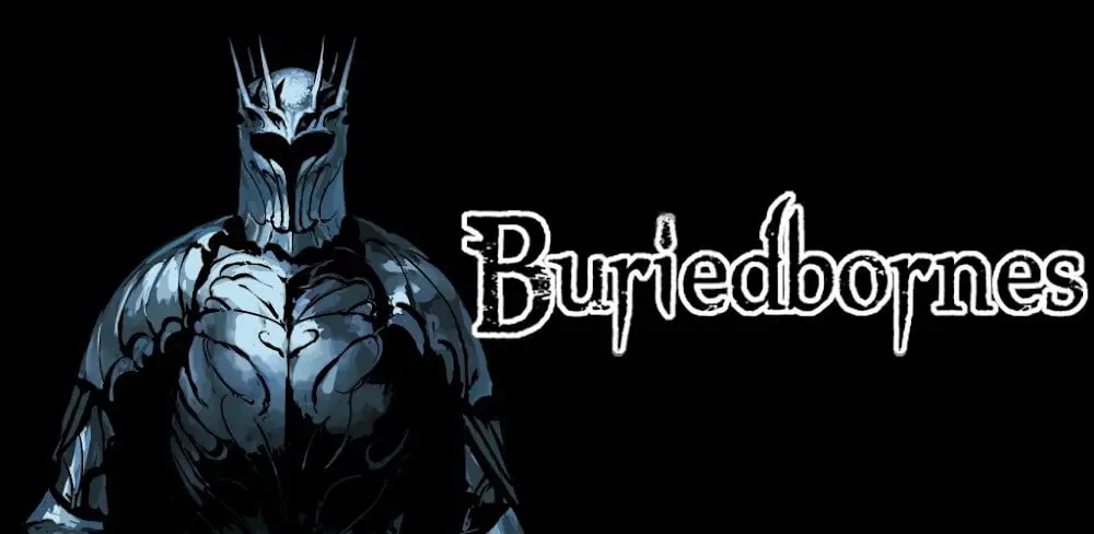 Screenshot of the Buriedbornes app