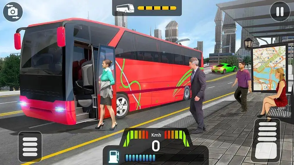 Screenshot of the Bus Simulator - Bus Games 3D game