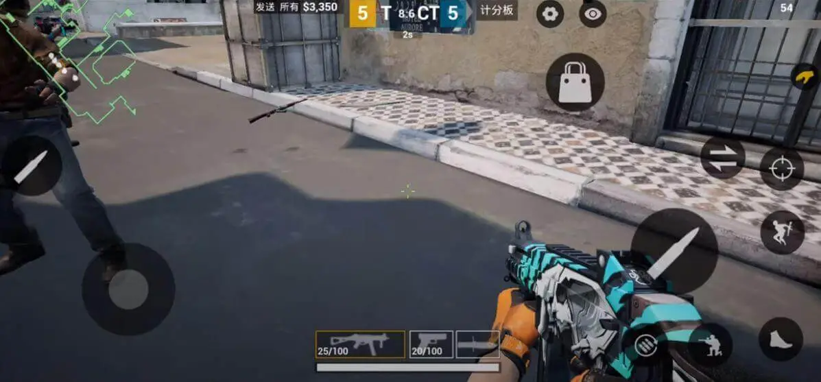 Screenshot of the CSGO Mobile game