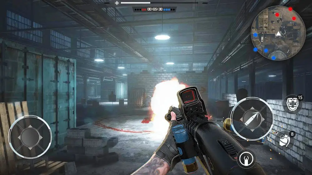 Screenshot of the Call of Battle game