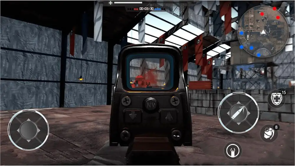 Screenshot of the Call of Battle game