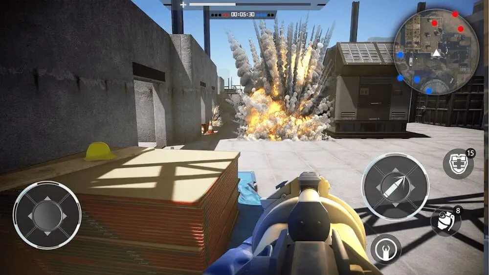 Screenshot of the Call of Battle game