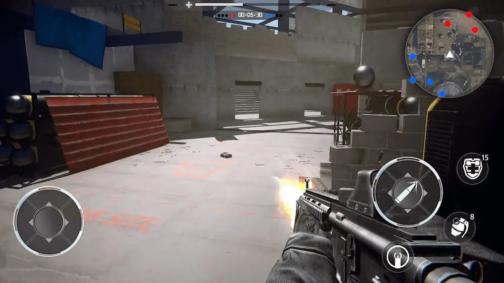 Screenshot of the Call of Battle game