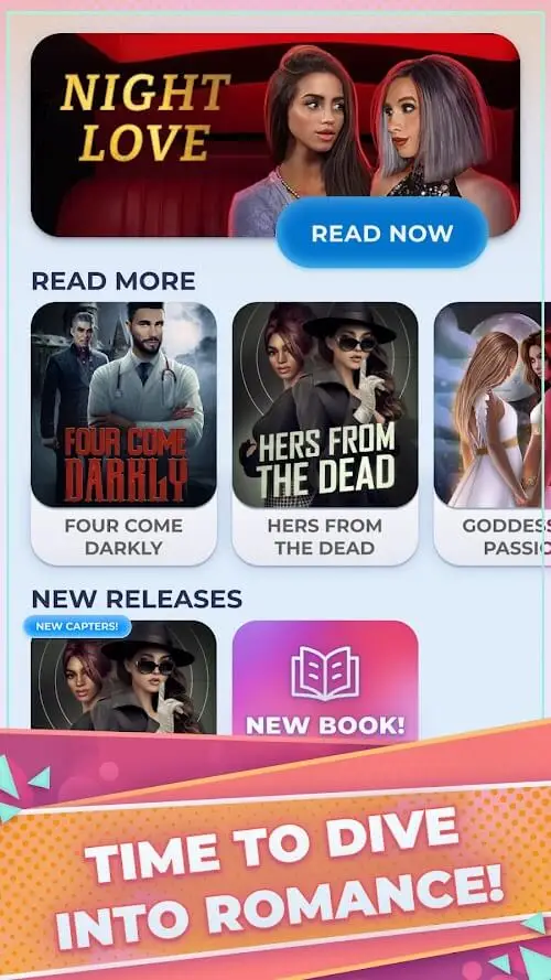 Screenshot of the Candy: LGBTQ app