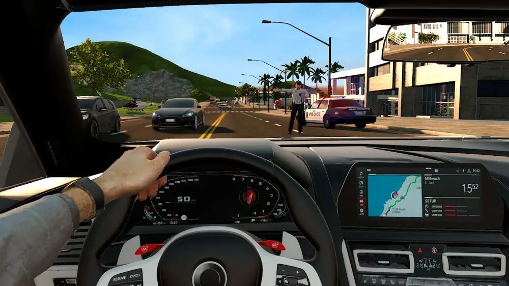 Screenshot of the Car Driving Racing Games Simulator game