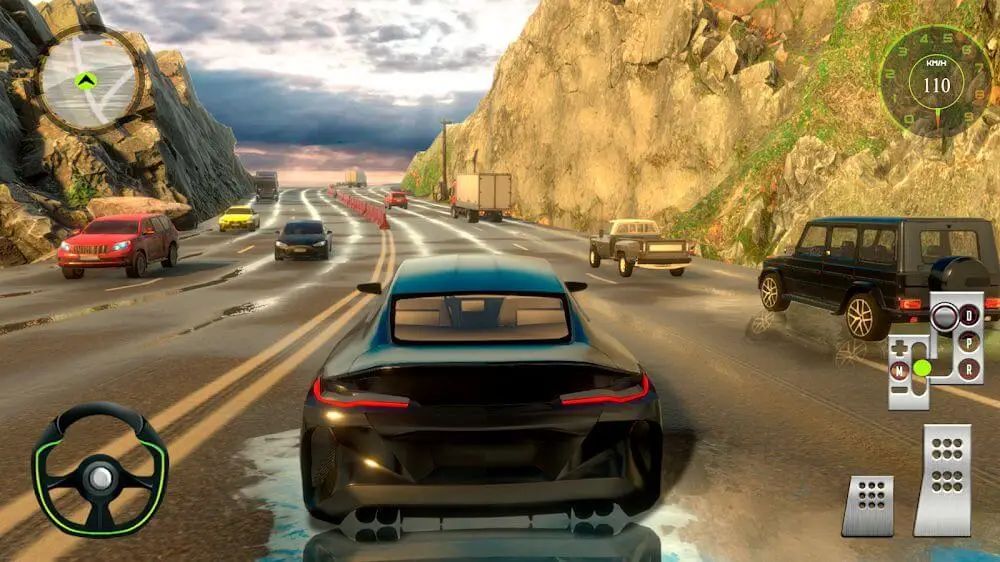 Screenshot of the Car Driving Racing Games Simulator game