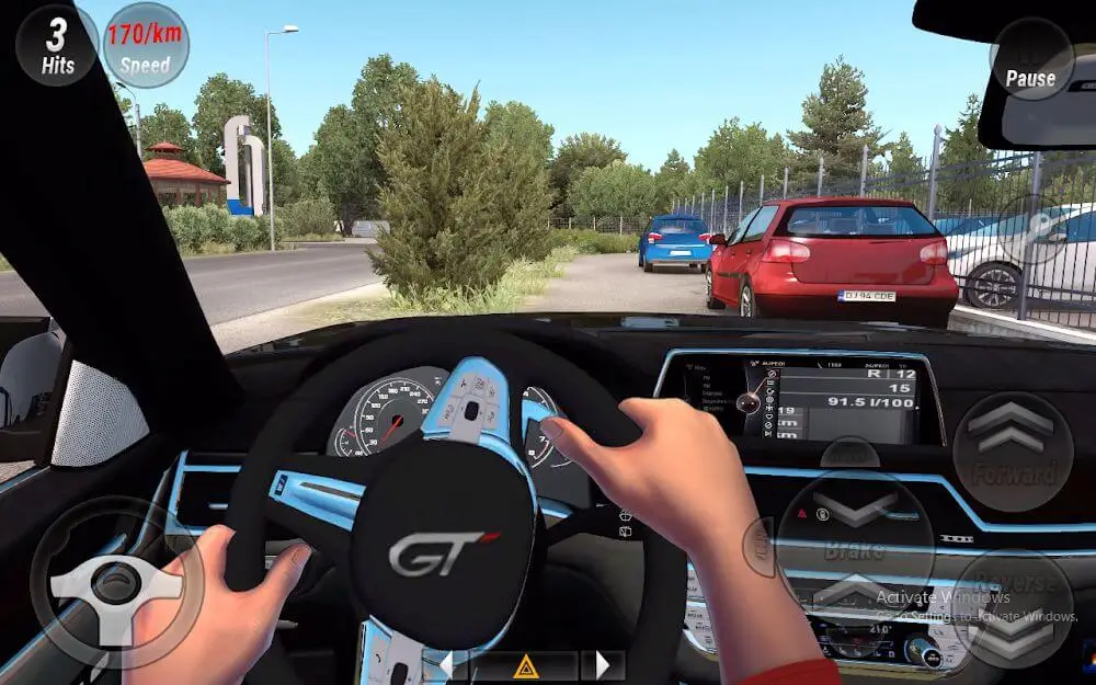 Screenshot of the Car Parking Drive Simulator 3D game