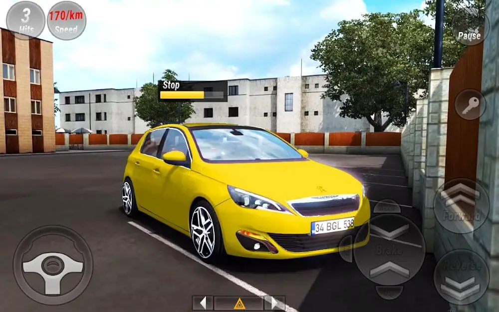 Screenshot of the Car Parking Drive Simulator 3D game