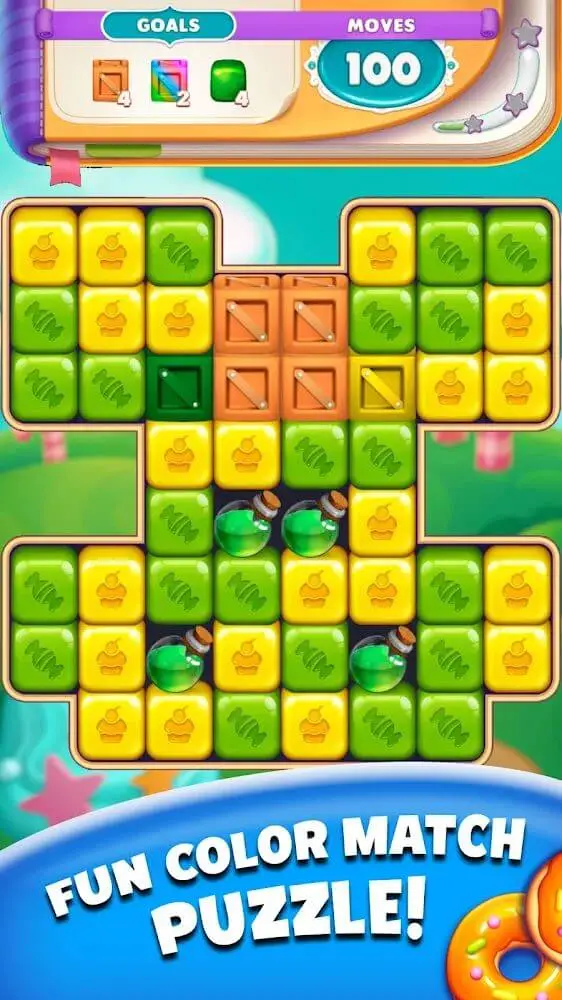 Screenshot of the Cartoon Crush app