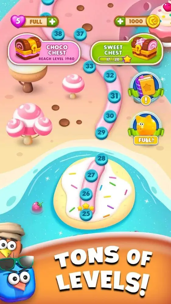 Screenshot of the Cartoon Crush app