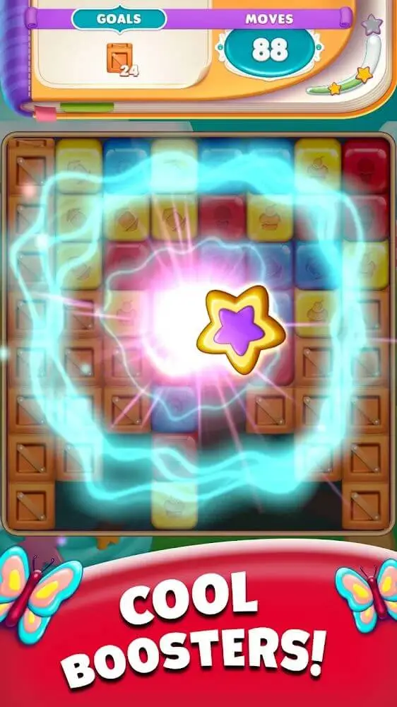 Screenshot of the Cartoon Crush app