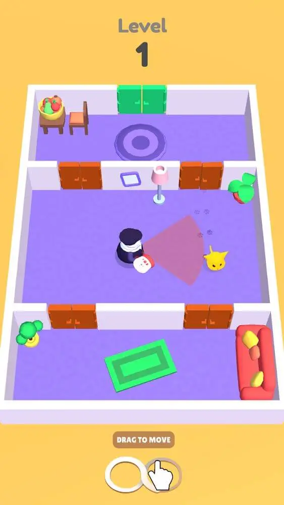 Screenshot of the Cat Escape app