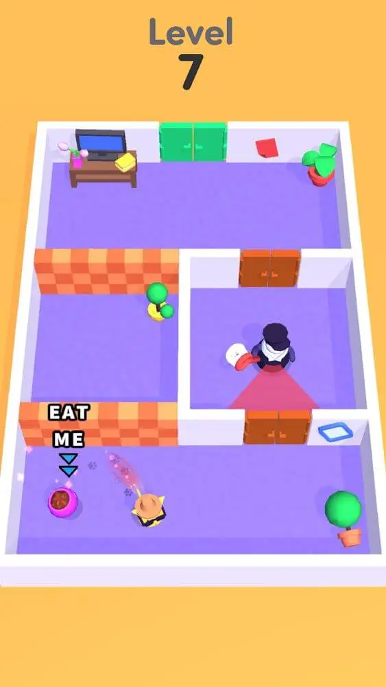 Screenshot of the Cat Escape app