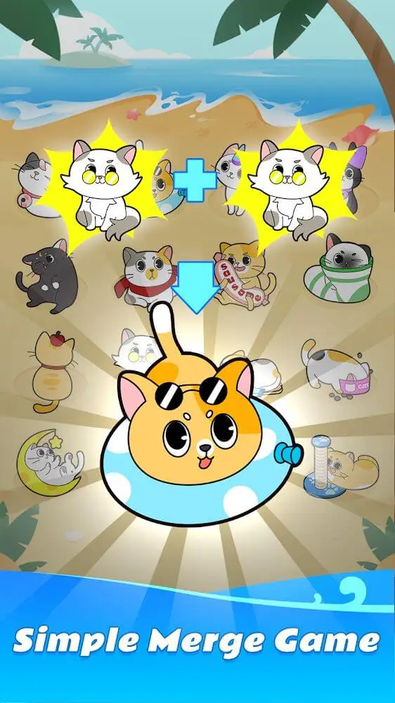 Screenshot of the Cat Paradise app