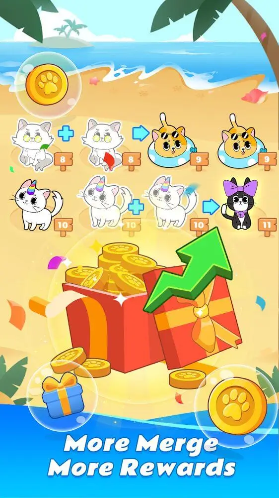 Screenshot of the Cat Paradise app