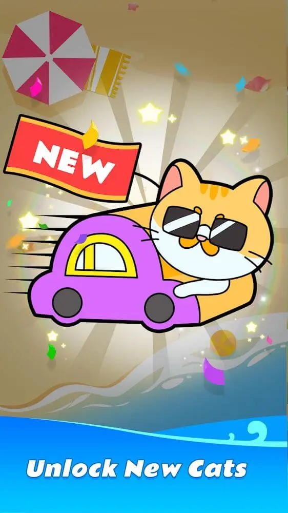 Screenshot of the Cat Paradise app