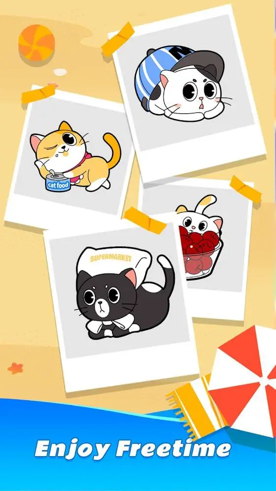 Screenshot of the Cat Paradise app