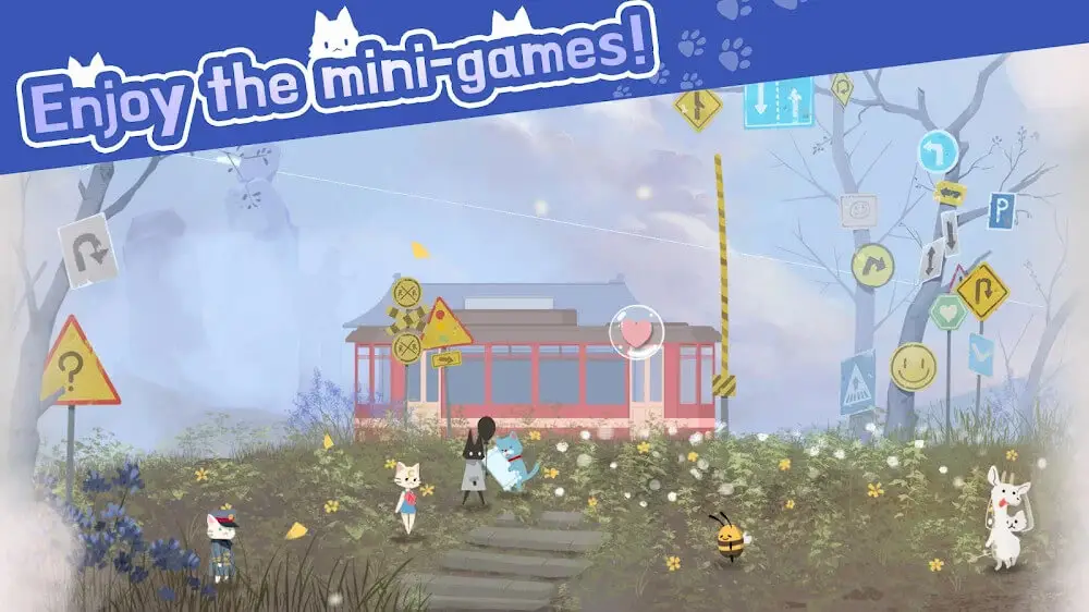 Screenshot of the Cat Shelter and Animal Friends game
