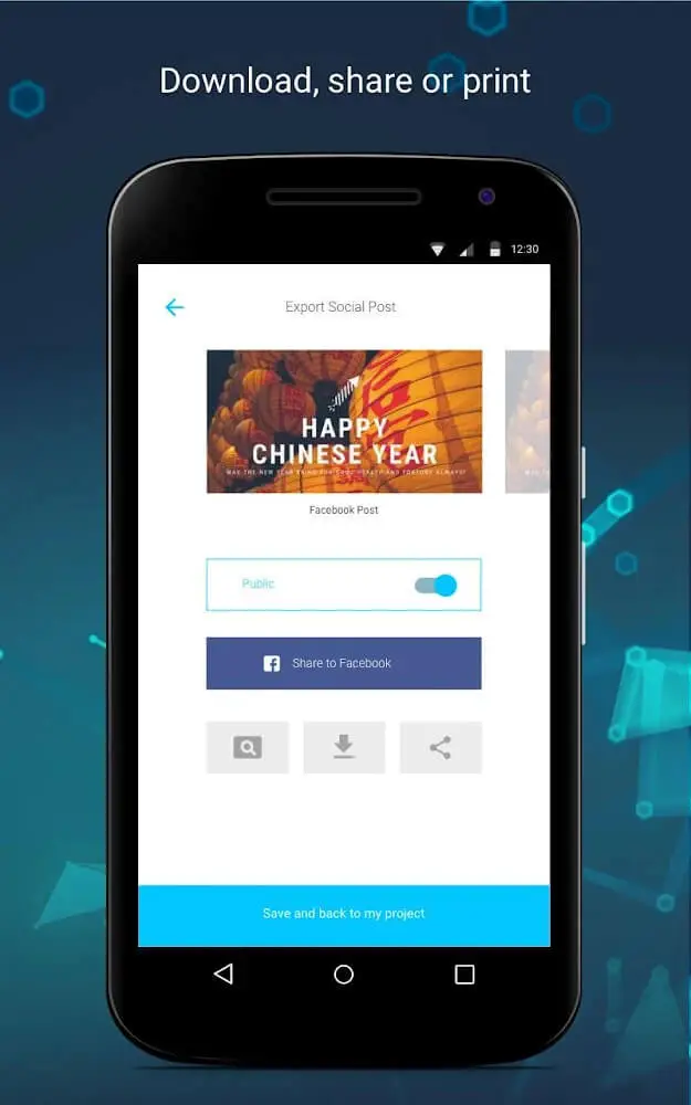 Screenshot of the Certificate Maker app