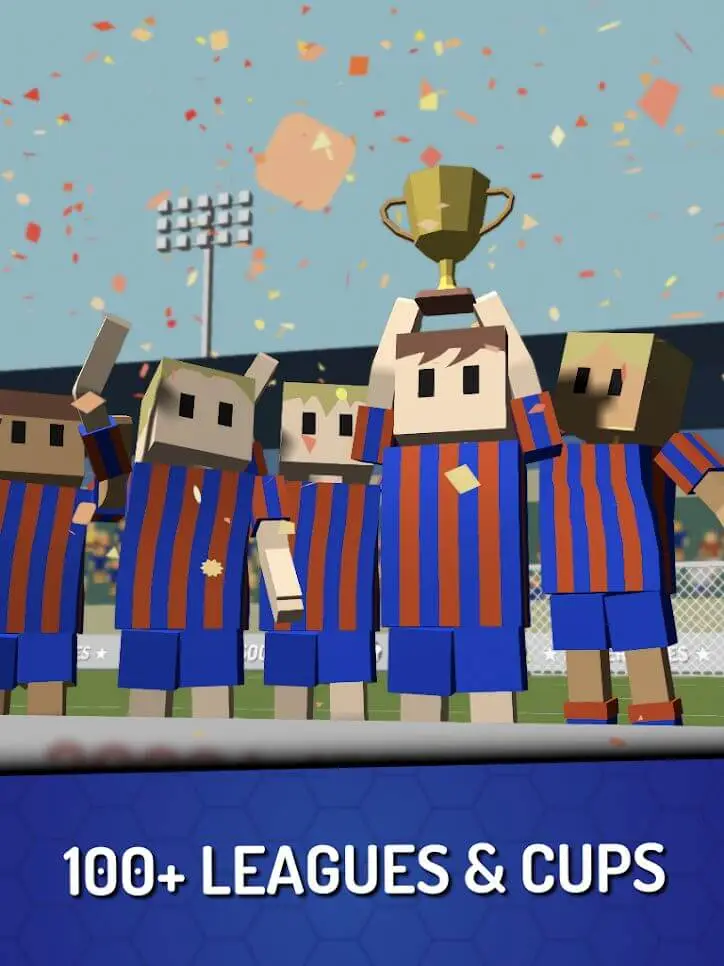 Screenshot of the Champion Soccer Star app