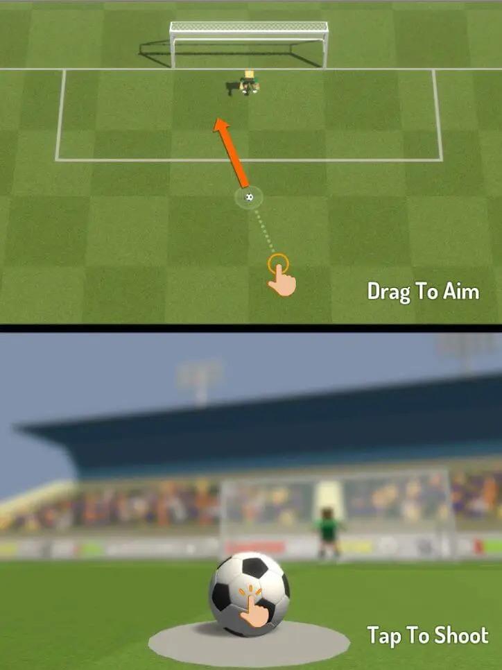 Screenshot of the Champion Soccer Star app