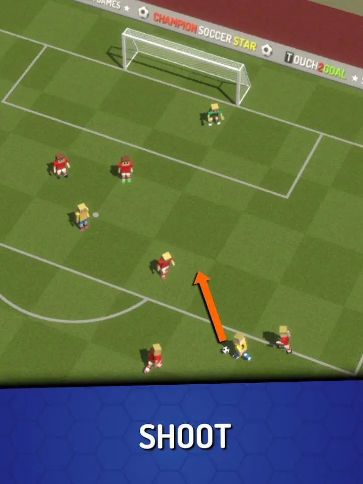 Screenshot of the Champion Soccer Star app
