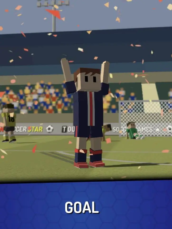 Screenshot of the Champion Soccer Star app