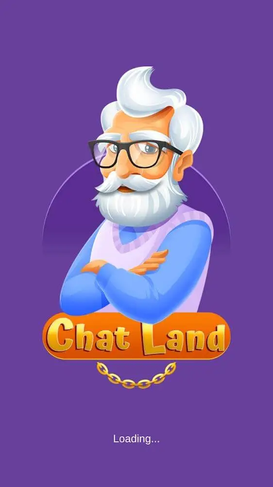 Screenshot of the Chat Land app