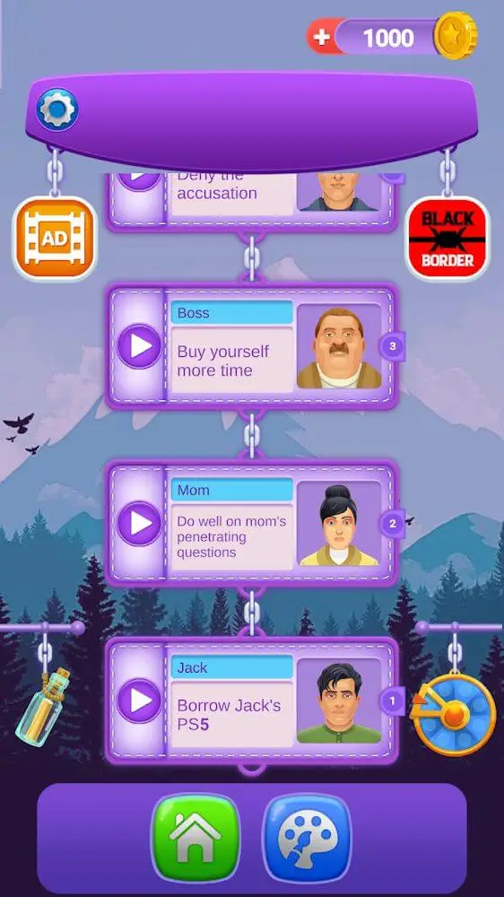 Screenshot of the Chat Land app