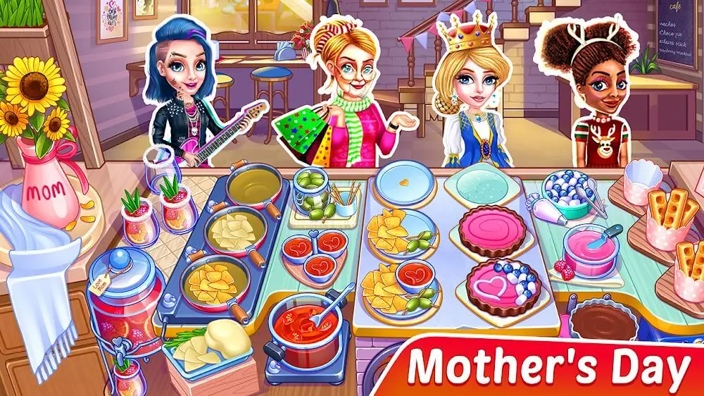 Screenshot of the Christmas Fever Cooking Games game