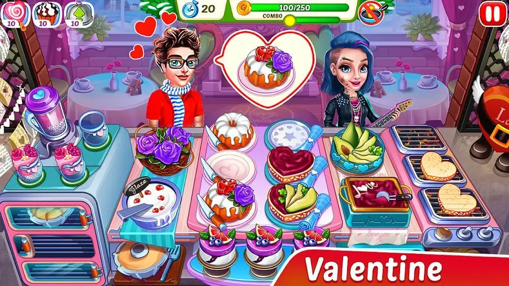 Screenshot of the Christmas Fever Cooking Games game