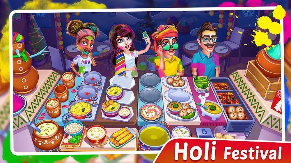 Screenshot of the Christmas Fever Cooking Games game