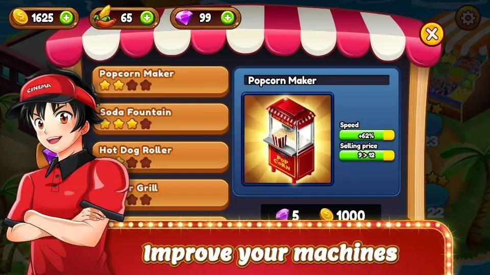 Screenshot of the Cinema Panic 2 game