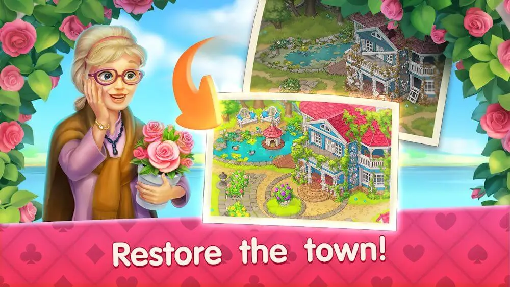 Screenshot of the CityMix Solitaire Card Games game