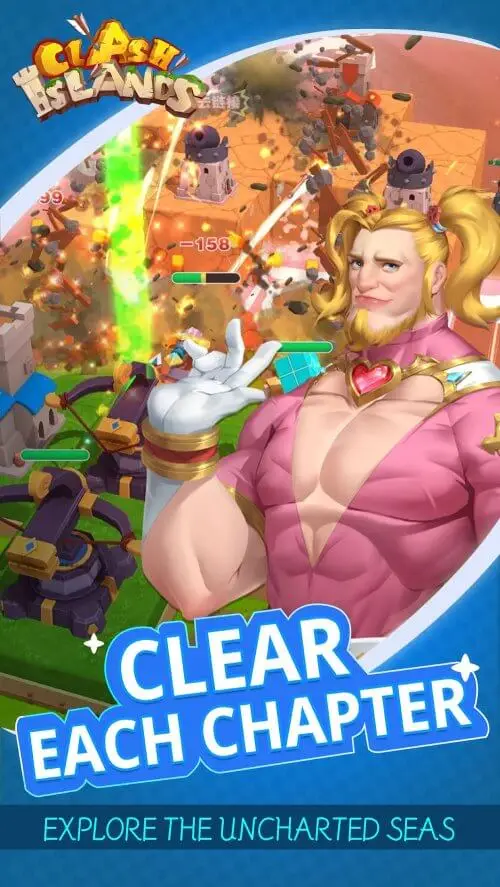 Screenshot of the Clash Of Islands: War app