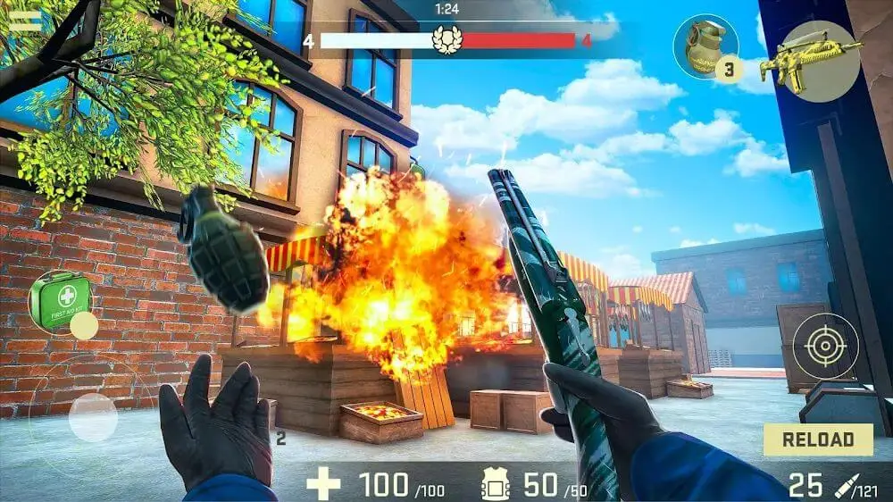 Screenshot of the Combat Assault: SHOOTER game