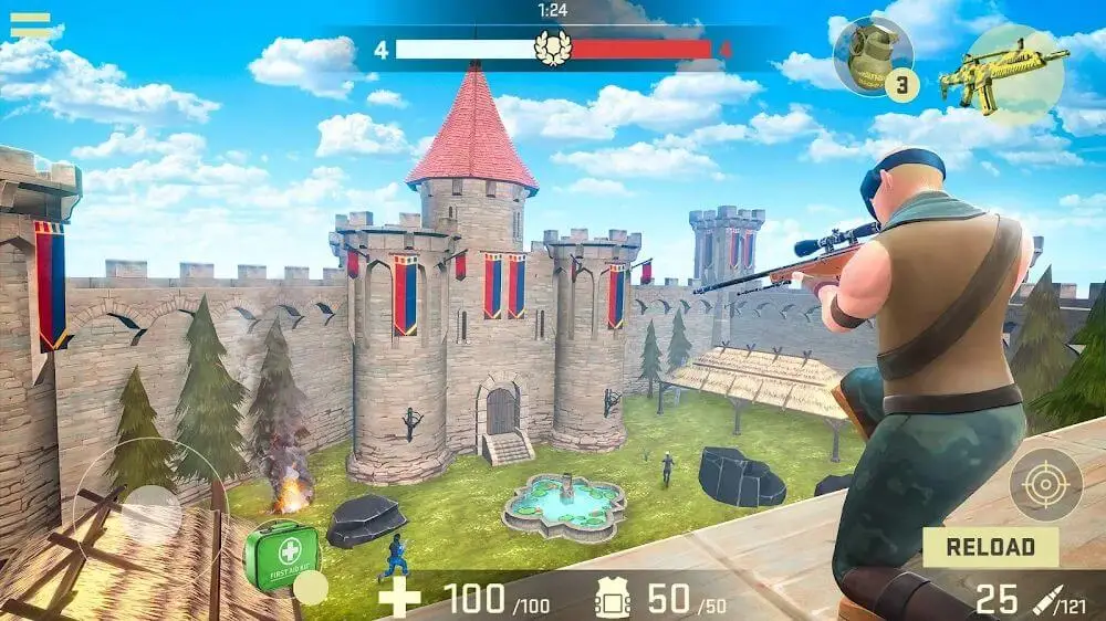 Screenshot of the Combat Assault: SHOOTER game